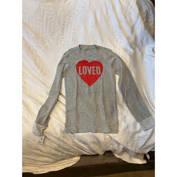 Carter's Adult Heart Love Long Sleeve Shirt Womans S - Picture 1 of 4